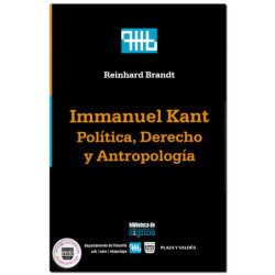 IMMANUEL KANT, Política, derecho y antropología, Reinhard Brandt