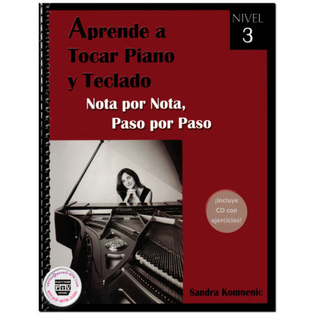 APRENDE A TOCAR PIANO Y TECLADO, Nivel 3, Sandra Komnenic
