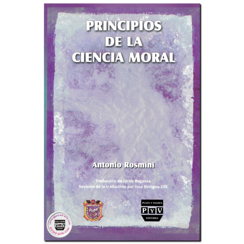 PRINCIPIOS DE LA CIENCIA MORAL, Antonio Rosmini