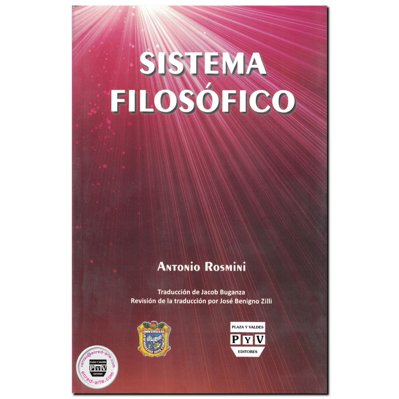 SISTEMA FILOSÓFICO, Antonio Rosmini