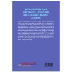 Habilidades Financieras Para La Administración De La Micro y Pequeña Empresa: Situación y Determinantes en Tamaulipas