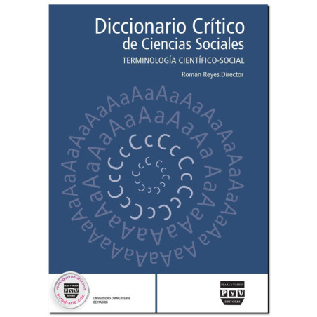 DICCIONARIO CRITICO DE CIENCIAS SOCIALES, Terminología científico social, Román Reyes